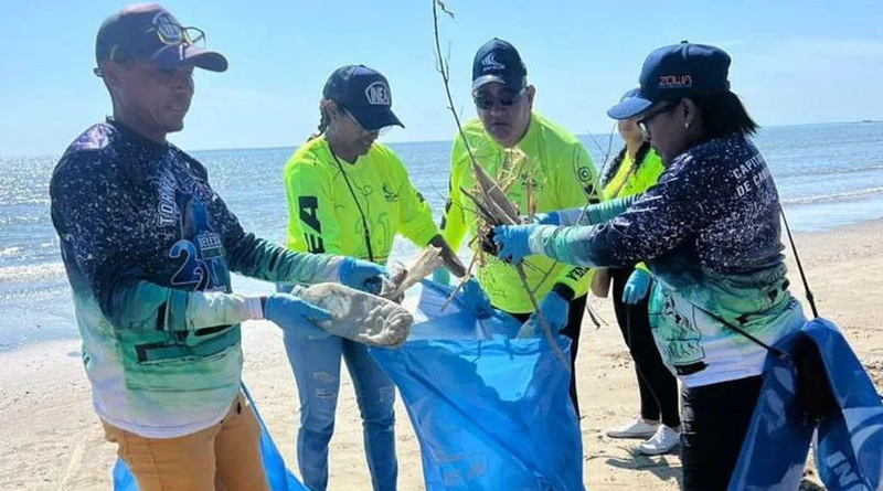 Más de 10 toneladas de desechos fueron recolectadas por el INEA en playas del país