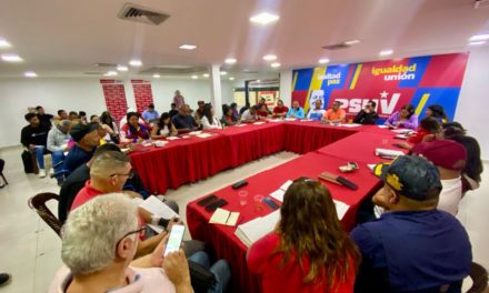 Psuv Aragua se mantendrá en vanguardia en consolidación del Poder Popular