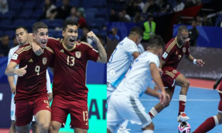 Vinotinto Futsal avanza a octavos de final de la Copa del Mundo