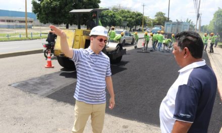 Alcalde Fuenmayor supervisó instalación de cámaras de seguridad  y rehabilitación integral de la avenida Alí Primera de Valencia