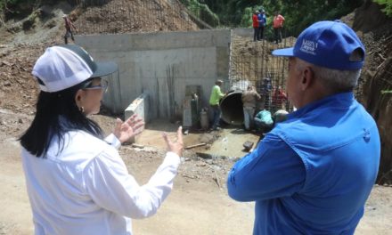 Obra en carretera Valle Morín avanza en un 70%