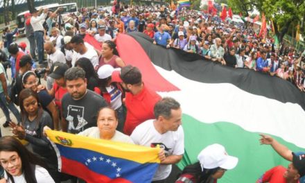 Venezolanos entregan carta ante la ONU para exigir cese del genocidio en Palestina