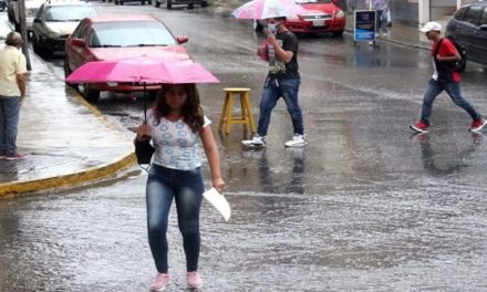 Inameh prevé este lunes lluvias y chubascos en gran parte del país