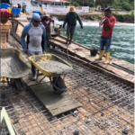 Avanza a paso firme construcción del muelle en Costa de Oro