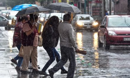 Inameh prevé lluvias y lloviznas dispersas en algunas regiones del país