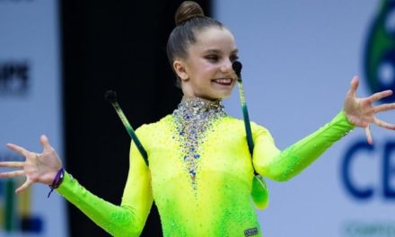 Jimena Domínguez domina Suramericano Junior de gimnasia en Brasil