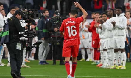 Jesús Navas se despide del fútbol jugando 25 minutos en el Santiago Bernabéu