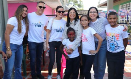 Fundación Viva llevó felicidad a los niños aragüeños