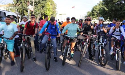 Se realizó Bicicletada por la Paz y la Alegría en Aragua