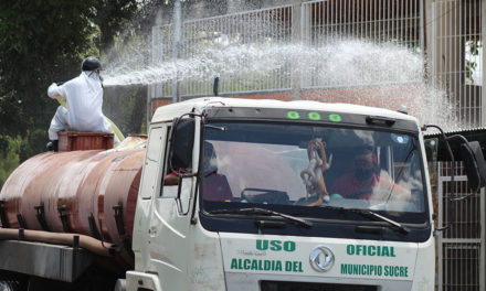 Protección Civil Sucre ha realizado dos mil desinfecciones preventivas en el primer trimestre del año