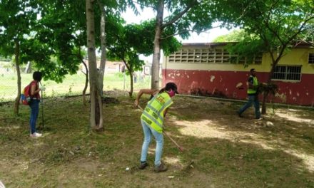 Ejecutivo regional y local realizan labores de mantenimiento y limpieza en sector Bella Cagua del municipio Sucre