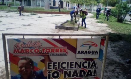 Gobierno Bolivariano realiza labores de mantenimiento y limpieza en sector Tamborito de Cagua