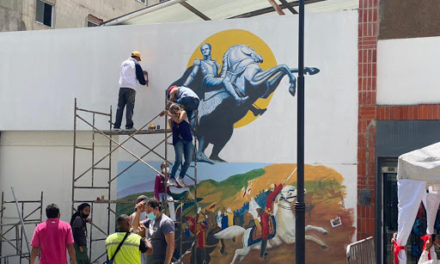 Realizan murales comunitarios Bicentenario Batalla de Carabobo en todo el territorio nacional