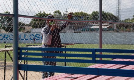 Alcaldía de Libertador continúa trabajos de rehabilitación del estadio Natividad Patiño en Palo Negro