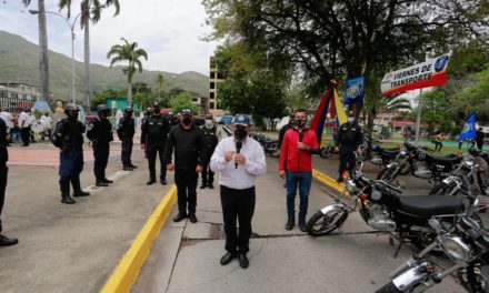 Primer mandatario regional entregó nuevas 60 motos a la Policía Bolivariana de Aragua