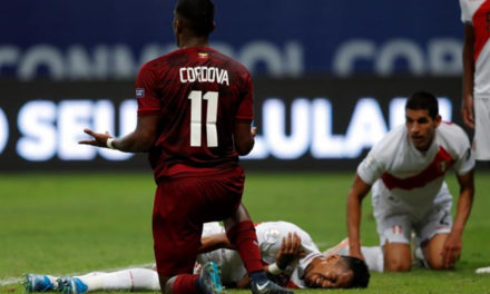 Venezuela no pudo ante Perú y quedó fuera de la Copa América