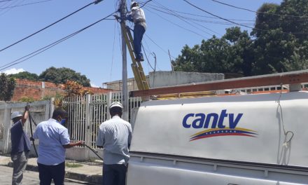 Cantv se desplegó en Maracay para restituir servicios a más de 2 mil 400 suscriptores