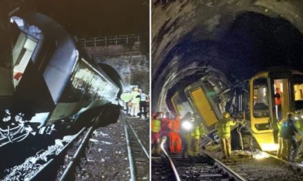Al menos 12 heridos al chocar dos trenes en un túnel en el sur de Inglaterra