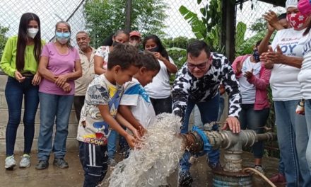 Alcalde Wilson Coy reactivó el pozo de agua potable en La Comuna Hugo Rafael Chávez Frías