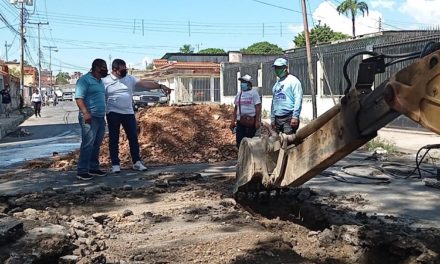 Gobierno de Sucre sustituyó 26 metros de colector en la calle Sabana Larga de Cantarrana