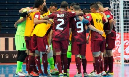 Vinotinto Futsal derrotó a su similar de Perú en inicio de la Copa América Paraguay 2022
