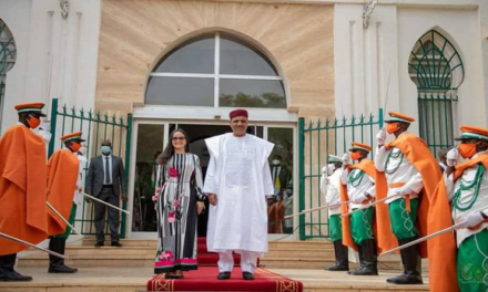 Embajadora Belén Orsini Pic entrega Cartas Credenciales ante el Presidente de Níger