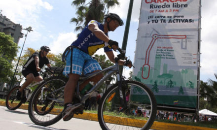 Reactivan ciclovías con el Plan Caracas Rueda Libre