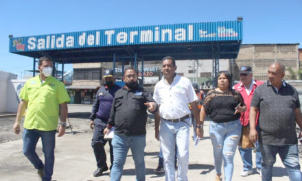 Avanza Plan de Reordenamiento en el Terminal de Maracay