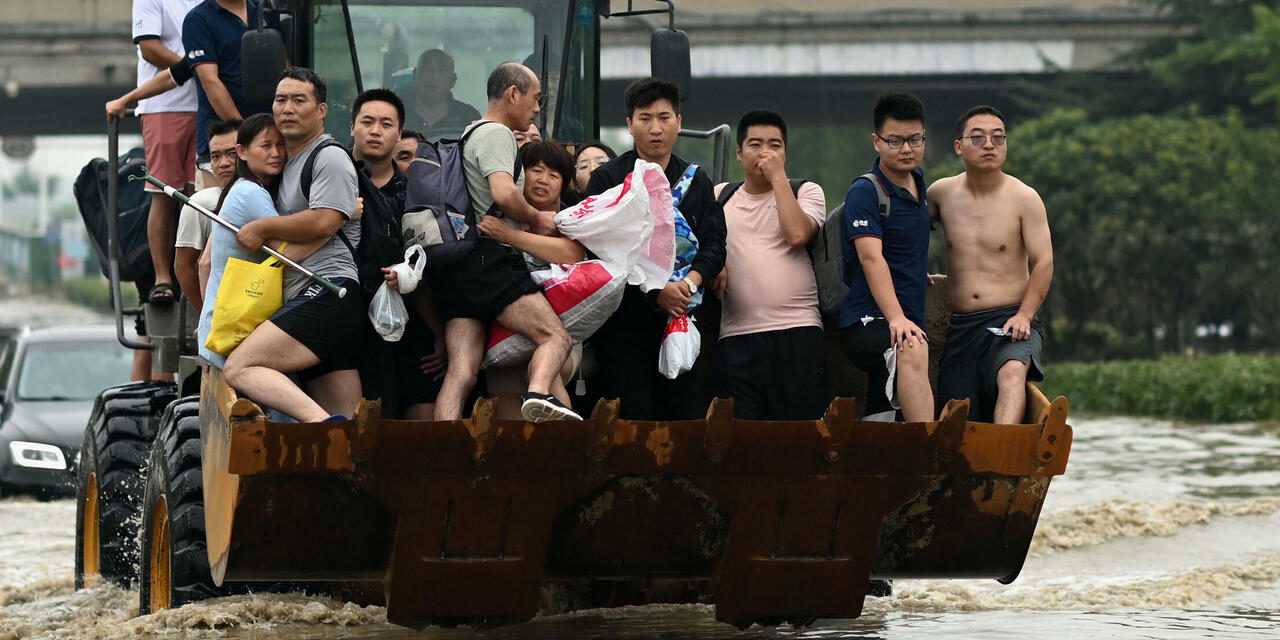 Emergencia en China por fuertes aguaceros | FOTO AGENCIAS