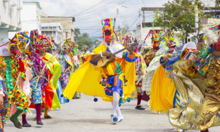 Diablos danzantes aragüeños dicen presente en la celebración del Corpus Christi