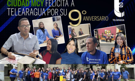 Ciudad MCY felicita a TeleAragua por su 9º aniversario