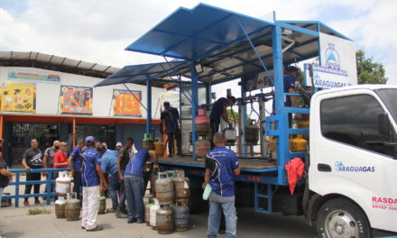 Aragua Gas benefició a más de 7 mil 600 familias de MBI
