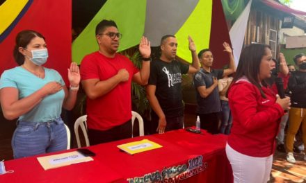 Juramentados voceros de Movimientos Sociales para el Congreso de la Nueva Época en Santos Michelena