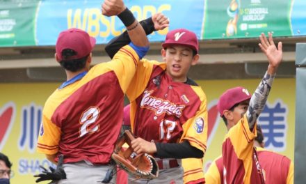 Team Béisbol U12 se perfila entre los mejores del Mundial de China Taipei