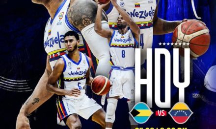 Venezuela enfrentará a Bahamas en la cuarta ventana clasificatoria de baloncesto rumbo al mundial