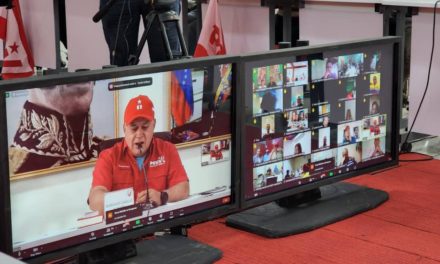 Realizan videoconferencia de la Vicepresidencia de Organización con las autoridades del PSUV