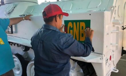 Funcionarios de la GNB recuperan ambulancia blindada