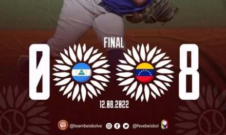 Venezuela conquista primera victoria en Premundial de Béisbol tras derrotar a Nicaragua