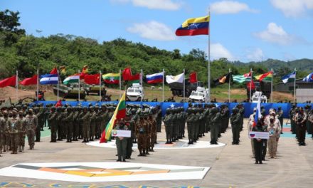 Delegación venezolana realiza arrancada especial en Army Games 2022