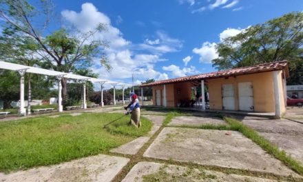 Fundaragua realiza labores de embellecimiento en diferentes espacios de Taguay