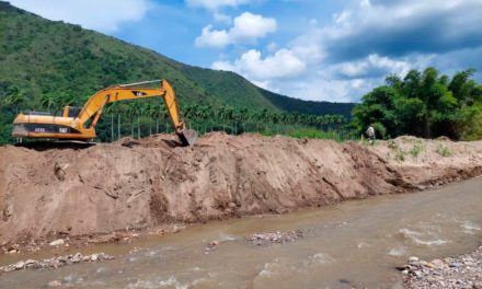 Avanzan trabajos de dragado y rectificación del río Tuy en Revenga
