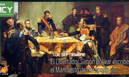 Libertador Simón Bolívar escribe el Manifiesto de Carúpano hace 208 años