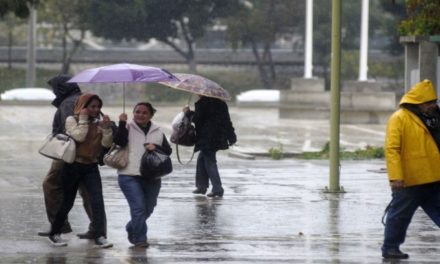 Inameh prevé este miércoles lluvias fuertes, lloviznas y chubascos en gran parte del país