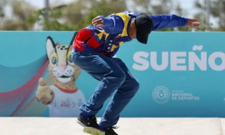Rafael Catamo alcanza décima posición de skate en Suraméricanos 2022