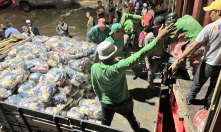 CLEBA entregó alimentos en el sector Ojo de Agua