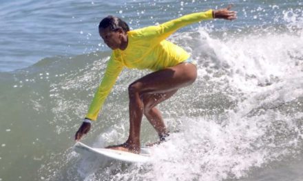 Rossany Álvarez se llevó la medalla de bronce en Surf de Santa Marta 2022