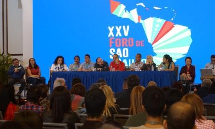 Enfoque del Foro de Sao Paulo a favor de la unidad de los pueblos y fuerzas progresistas