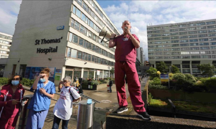 Personal sanitario realizó huelga en Reino Unido