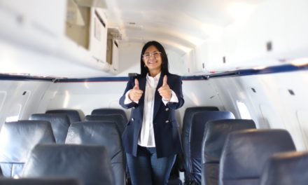 Gobernadora Karina Carpio encabezó vuelo inaugural de la ruta Maracay-Porlamar