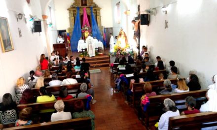 Feligresía católica en Ribas festejó a la Santísima Virgen de La Candelaria